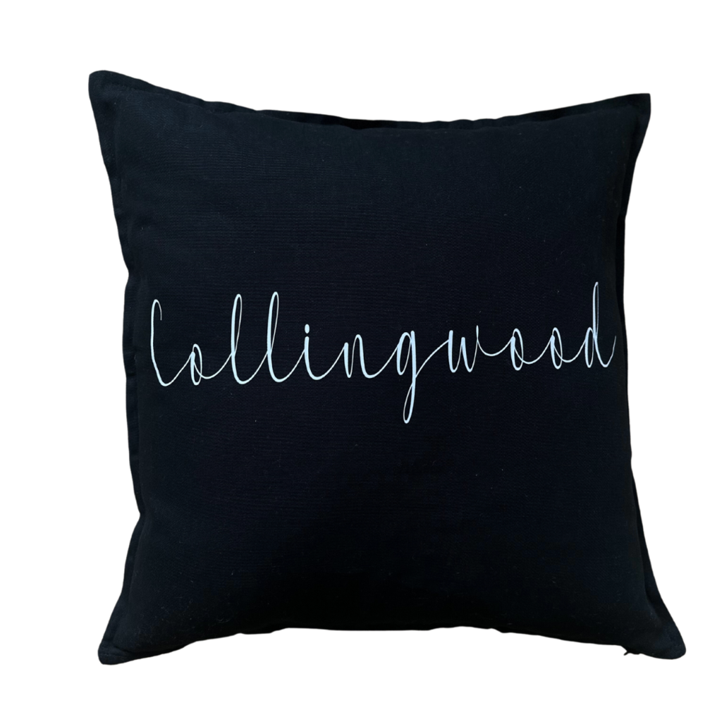 Collingwood Script Pillow