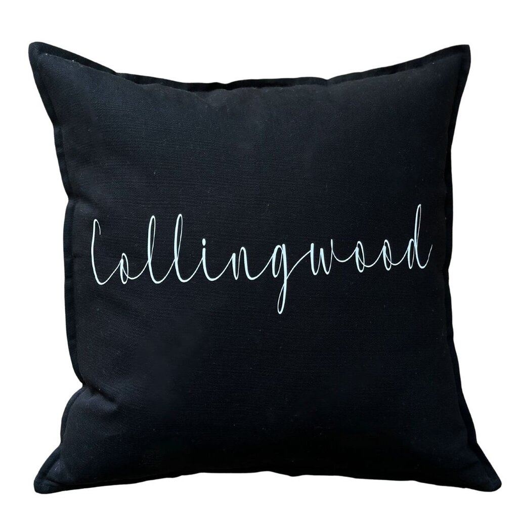 Collingwood Script Pillow