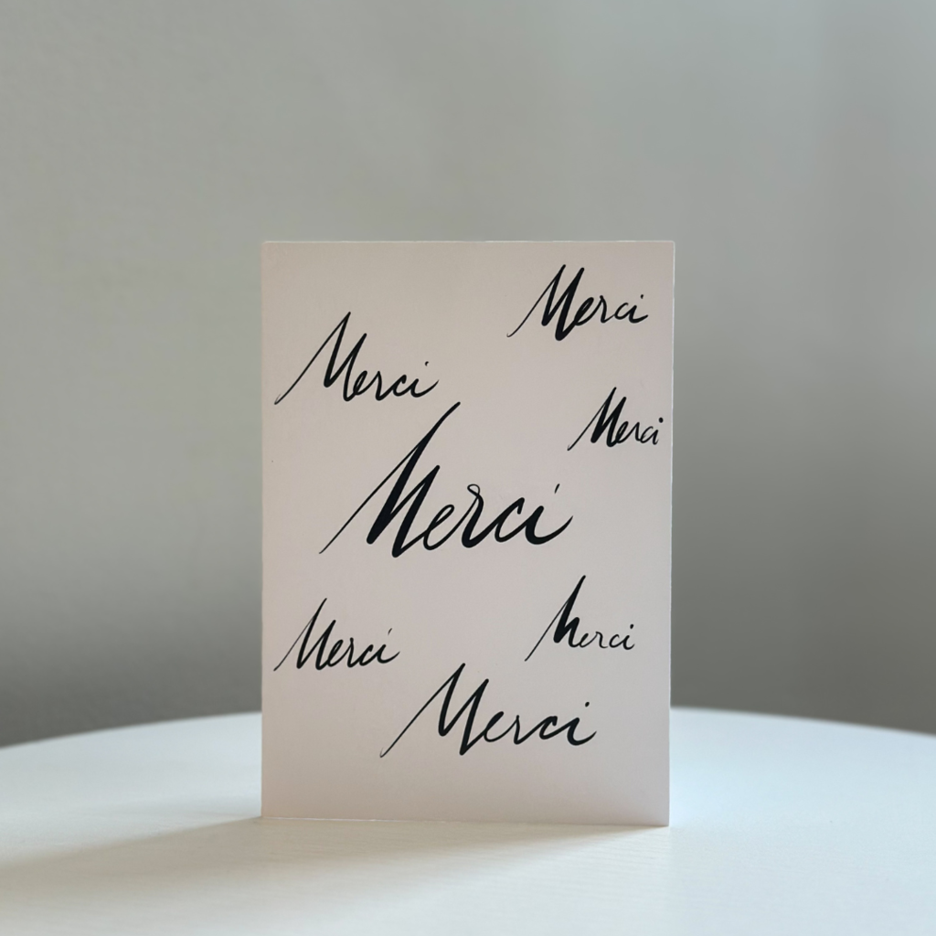 Merci Designer Card