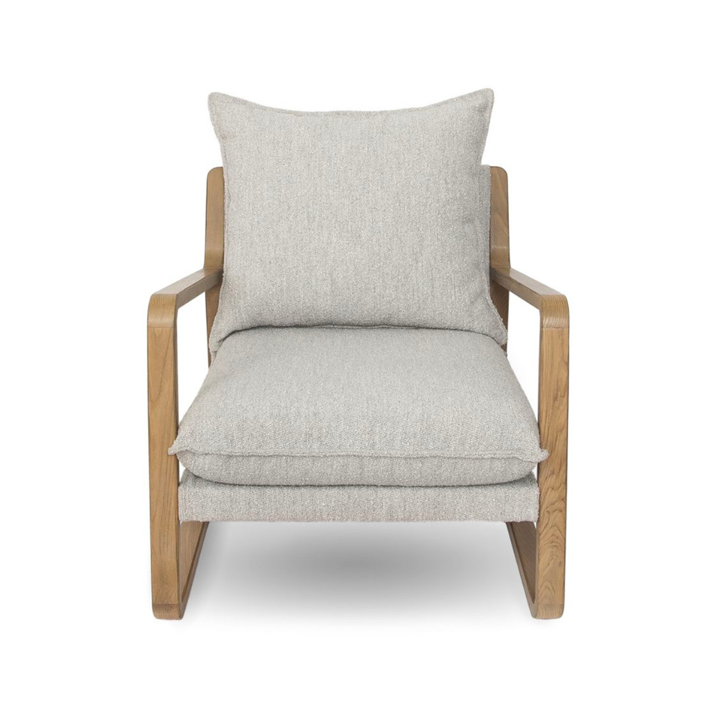 Taupe Boucle Finn Sling Chair
