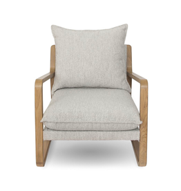 Taupe Boucle Finn Sling Chair
