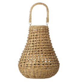 Handled Seagrass Lantern