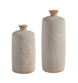 White Terracotta Jug Vases