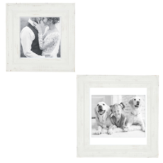 White Wood Photo Frames
