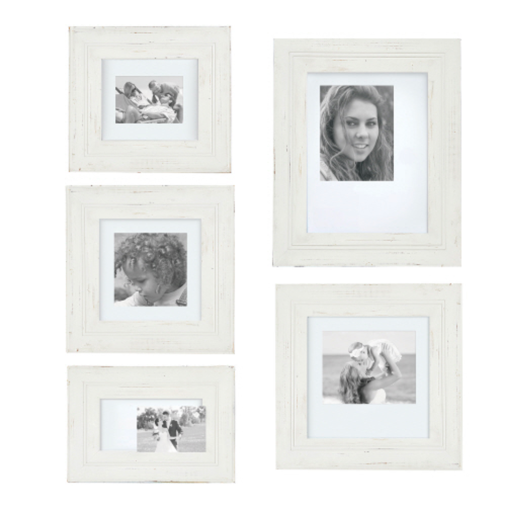 White Wood Photo Frames