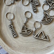 Handcrafted Wood Keychains