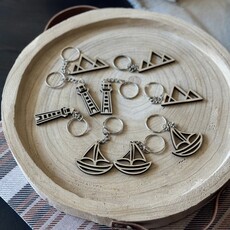 Handcrafted Wood Keychains