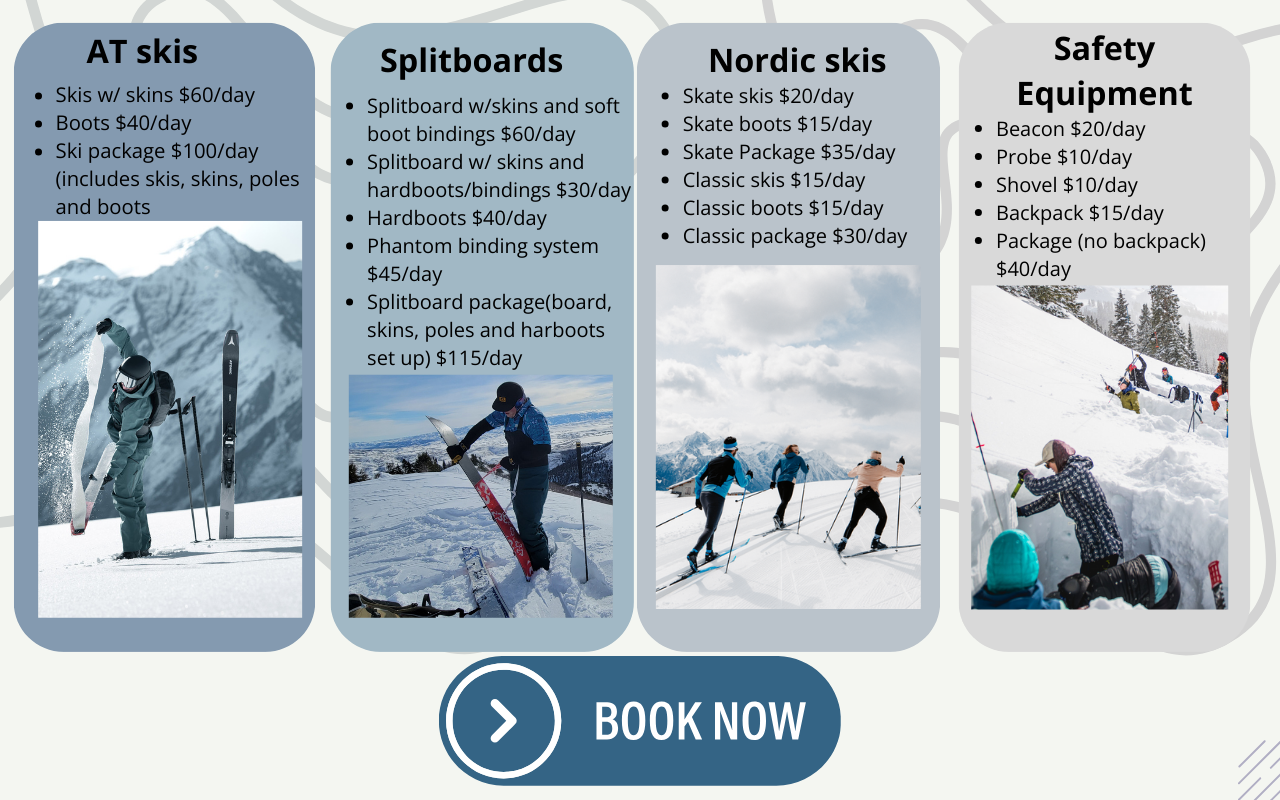 Rentals Wasatch Mountain Touring Co