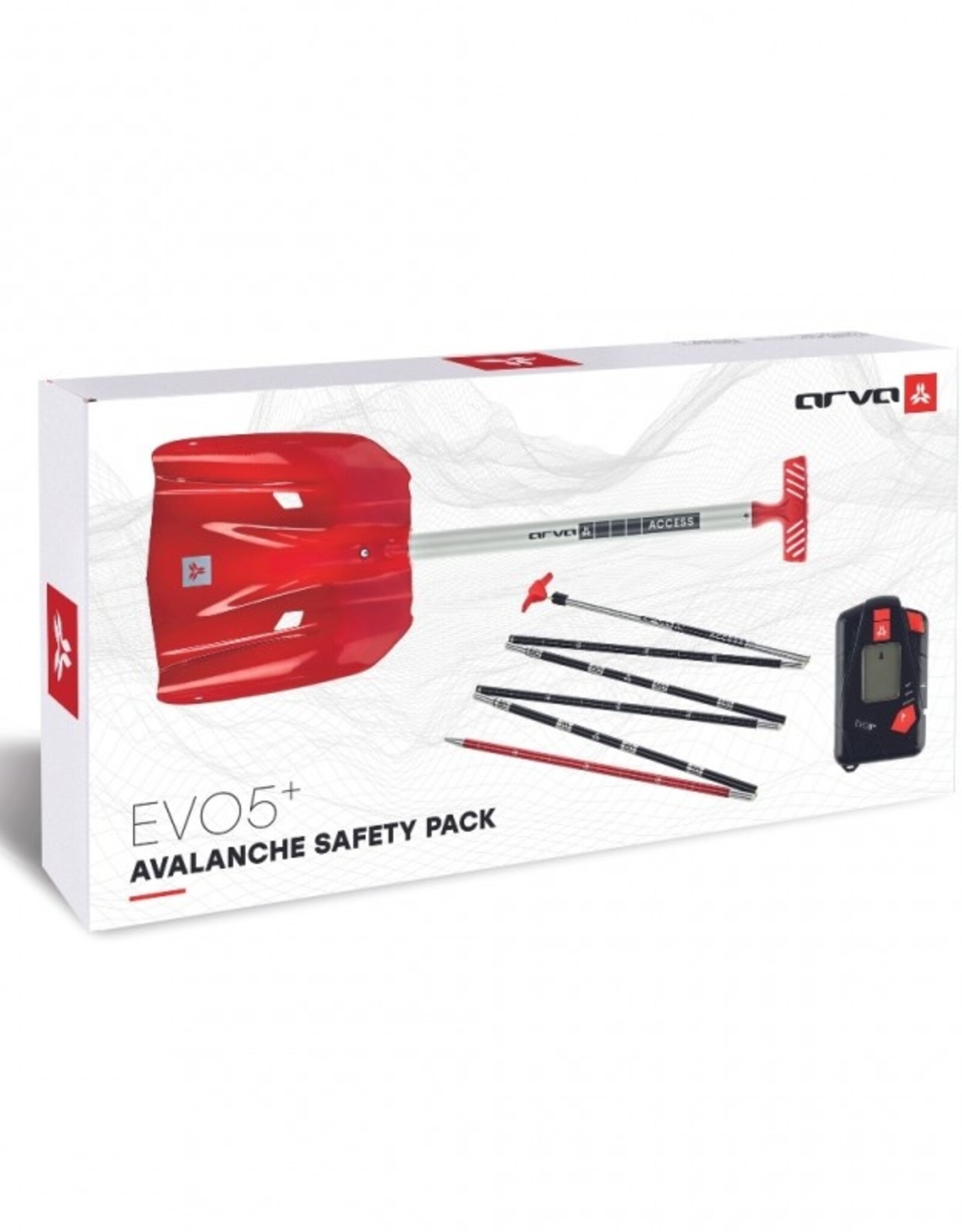 Arva Evo5+ Safety Pack (Evo5+, Access 240 Probe, Access Shovel)