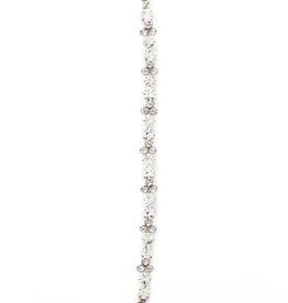 Sorrelli BDQ36RHCRY - Crystal Wisteria Tennis Bracelet