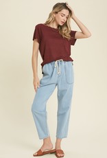 Ladies' Fashions WL21-5828 - Slub One Pocket Knit Top