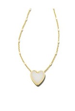 Kendra Scott Iridescent Drusy Heart Pendant Necklace