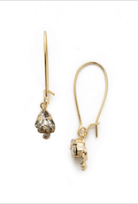 Sorrelli 4EEK6BGCRY - Crystal Halia Trinity Dangle Earrings