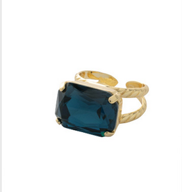 Sorrelli RFF8BGMON - Kathleen Statement Ring Montana