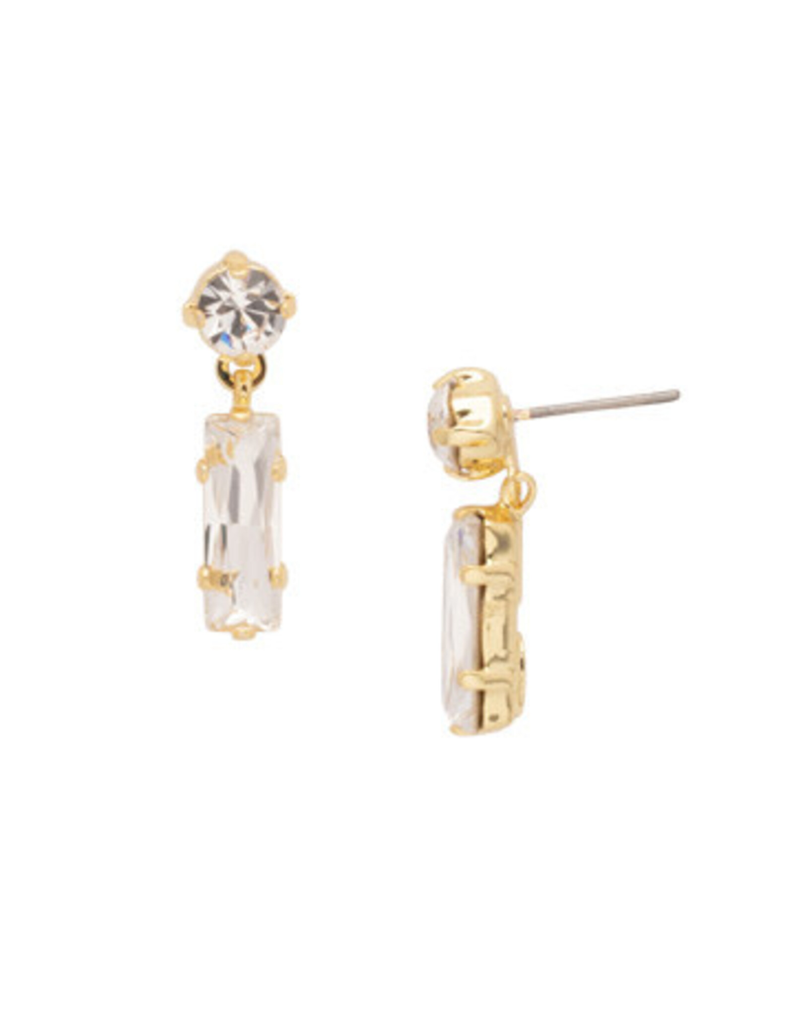 Sorrelli EFL13BGCRY - Crystal Bindi Studded Dangle Earrings