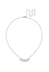 Sorrelli NDN115RHCRY - Crystal Delicate Dots Pendant Necklace