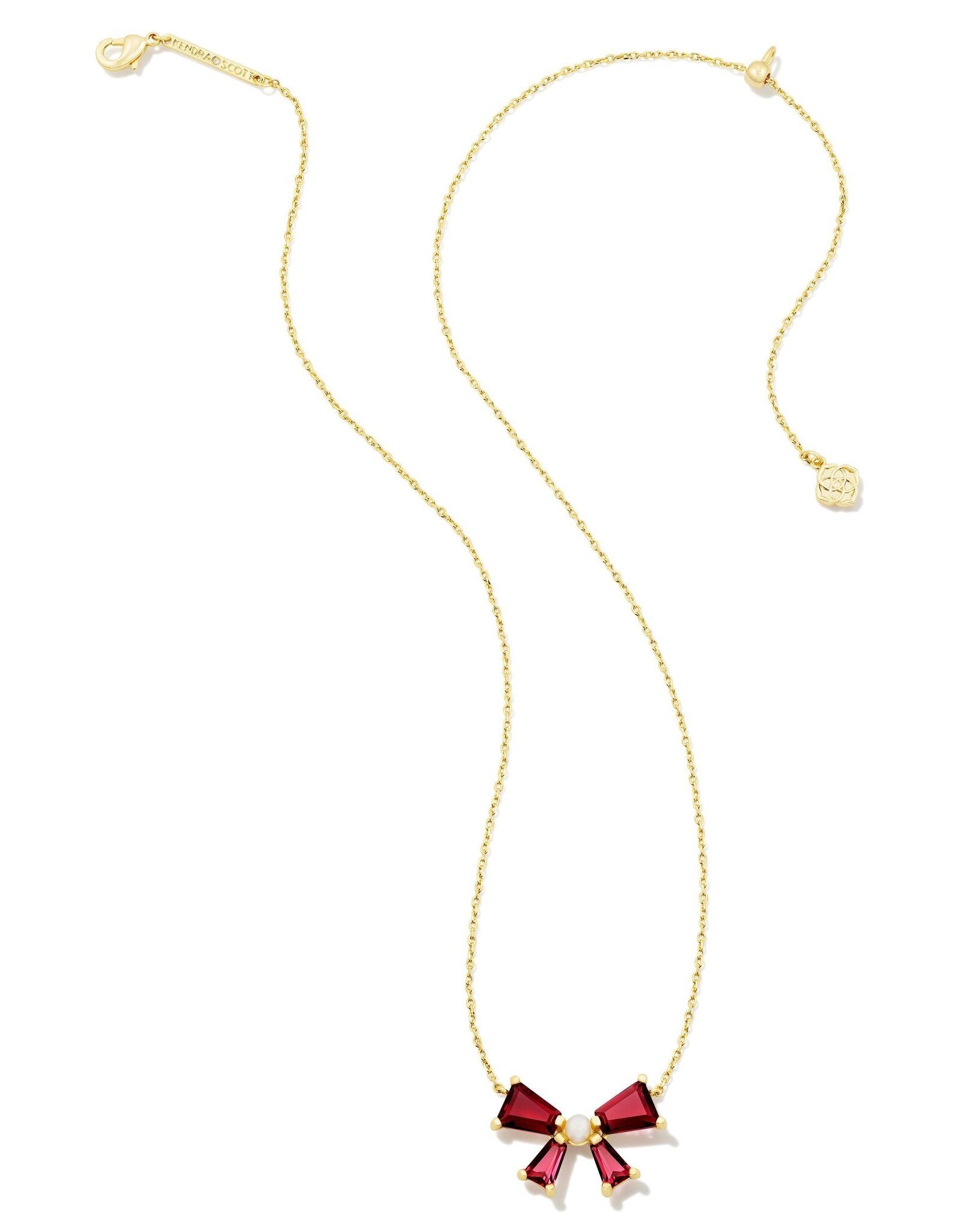Kendra Scott BLAIR BOW SHORT PENDANT NECKLACE Weaver's Apparel & Fine