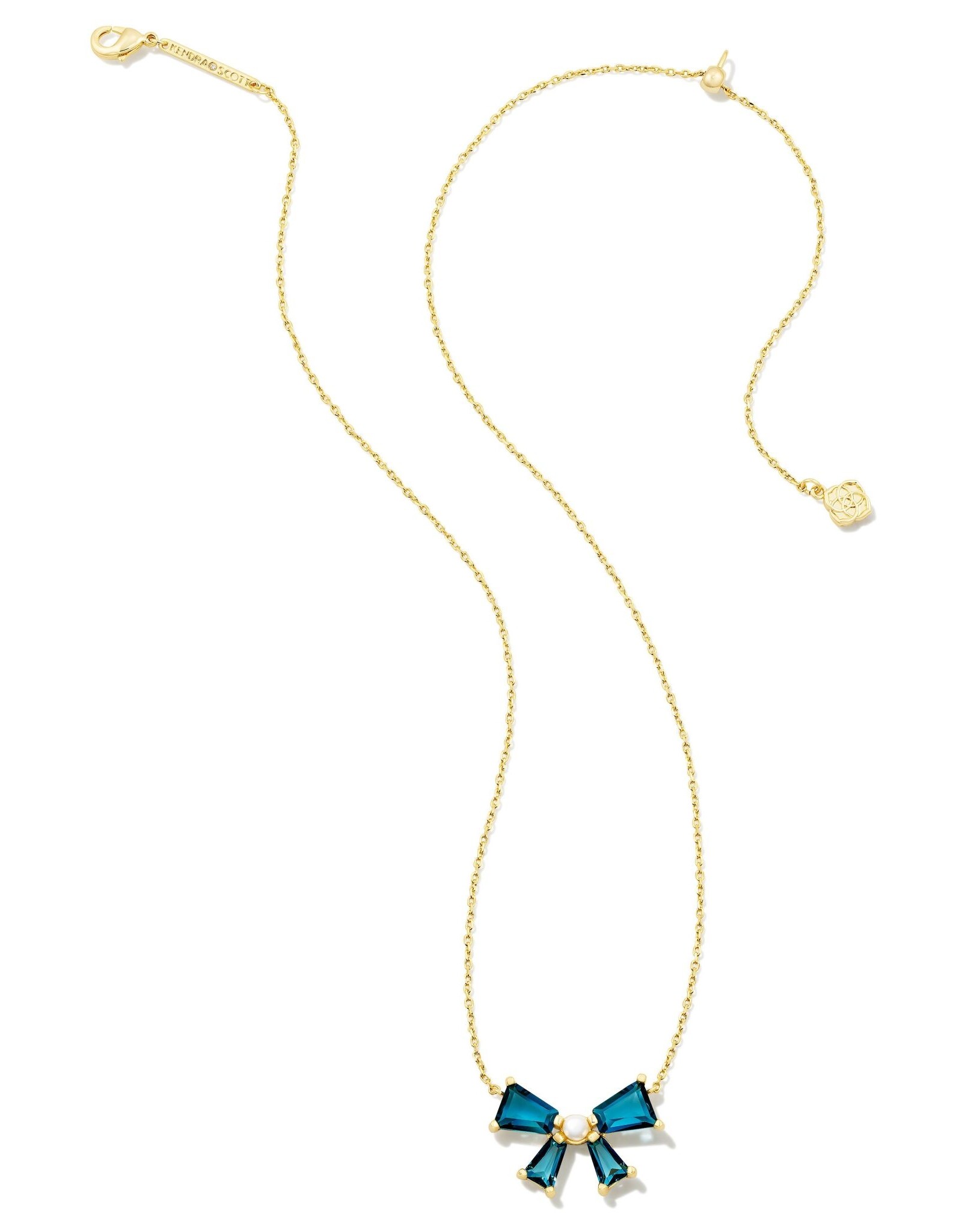 Kendra Scott BLAIR BOW SHORT PENDANT NECKLACE Weaver's Apparel & Fine