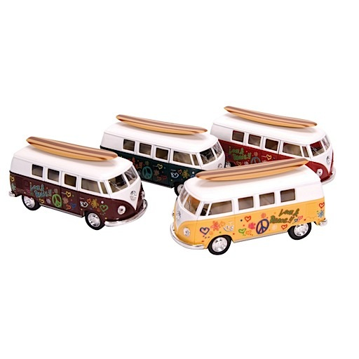 Die Cast 1962 VW Bus & Surfboard