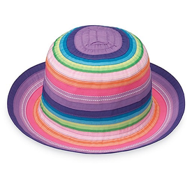 Wallaroo Hat Company Kid's Petite Nantucket Hat 54cm - Rainbow Tones