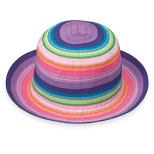 Wallaroo Hat Company Wallaroo Kid's Petite Nantucket Hat 54cm - Rainbow Tones