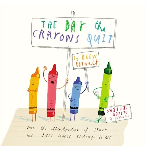 Penguin The Day the Crayons Quit Hardcover Book