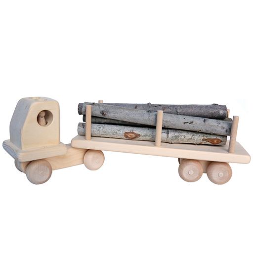 Maine Toys Wooden Large Log Truck
