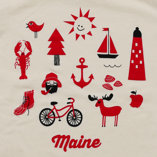 Pinecone + Chickadee Kids Organic Iconic Maine T-Shirt