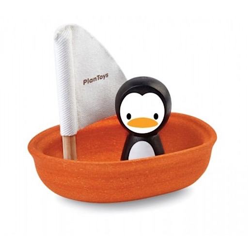 PlanToys - Sailing Boat - Penguin