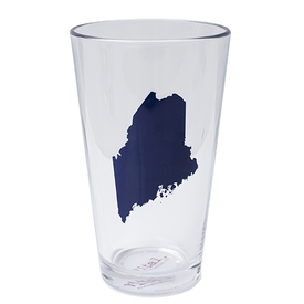 Vital Industries Maine State Pint Glass - Navy