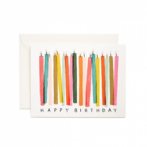Rifle Paper Co. - Happy Birthday Candles Card