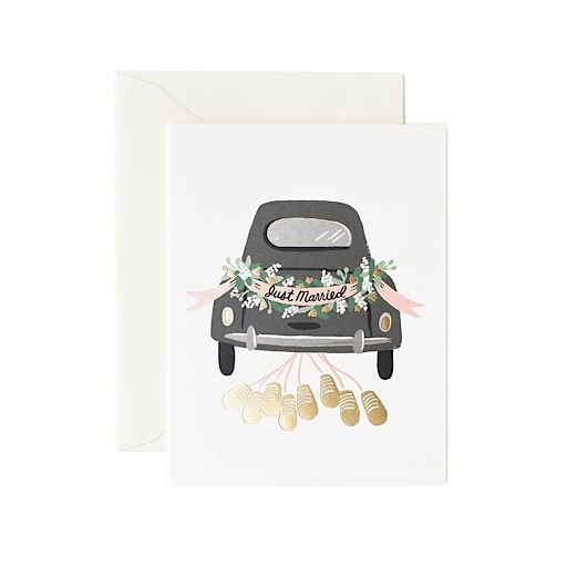 Rifle Paper Co. Rifle Paper Co. - Just Married Getaway Card