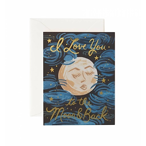 Rifle Paper Co. Card - To The Moon and Back