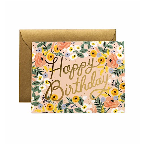 Rifle Paper Co. Card - Rose Birthday