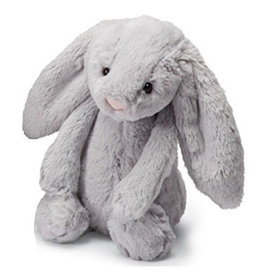 Jellycat Jellycat Bashful Grey Bunny - Medium - 12 Inches