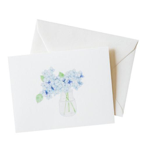 Sara Fitz Sara Fitz Card - Box Set of 8 - Hydrangea