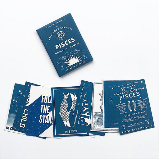 Three Potato Four Astrology Card Pack - Pisces