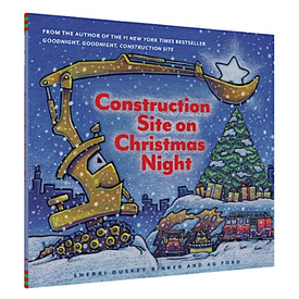 Chronicle Construction Site on Christmas Night Hardcover Book