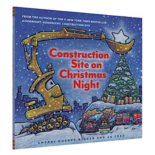 Chronicle Construction Site on Christmas Night Hardcover Book