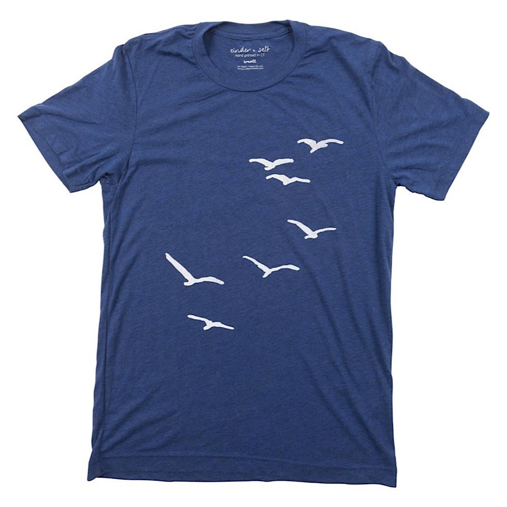 cinder + salt Cinder + Salt Seagull T-Shirt - Navy