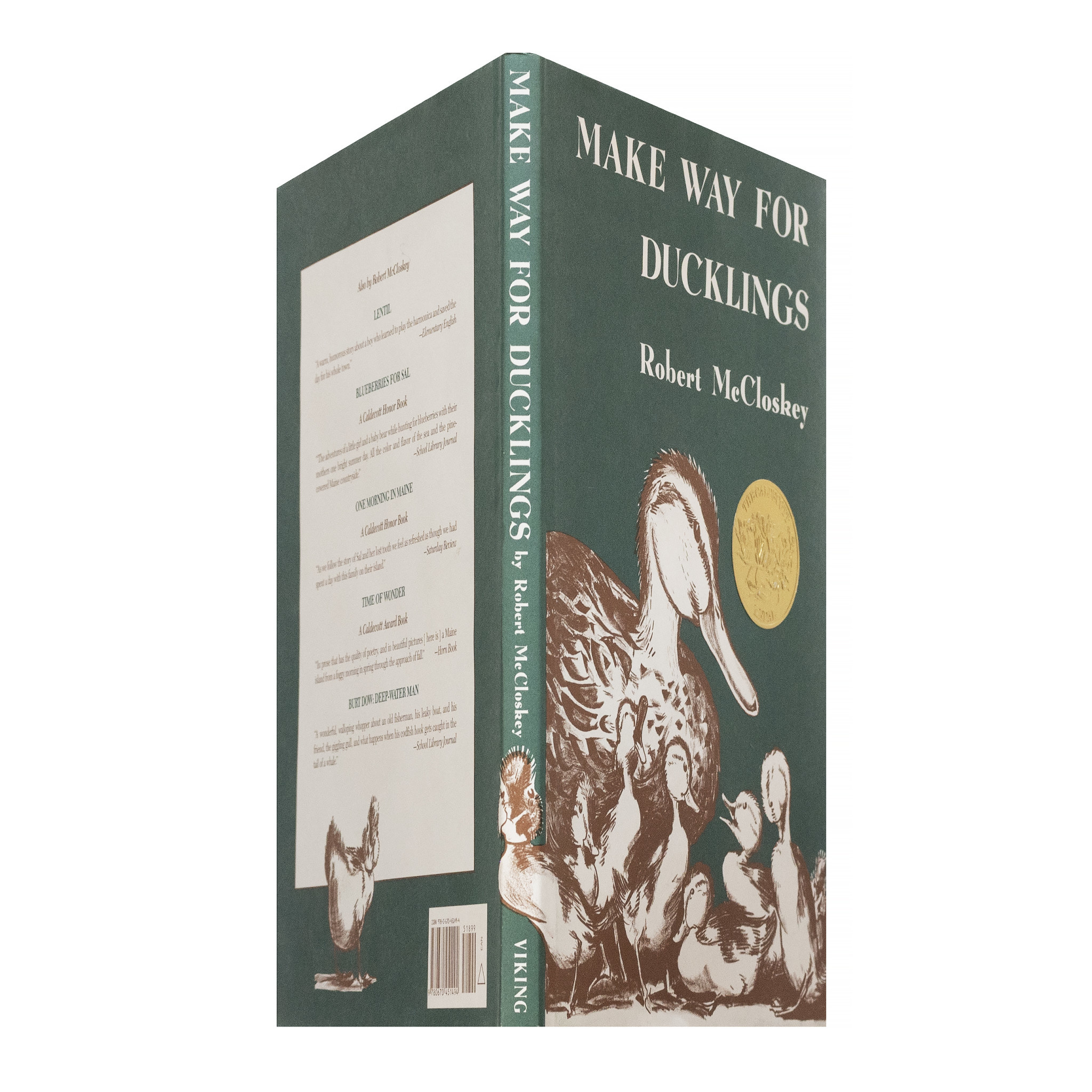 Make Way For Ducklings Hardcover Book