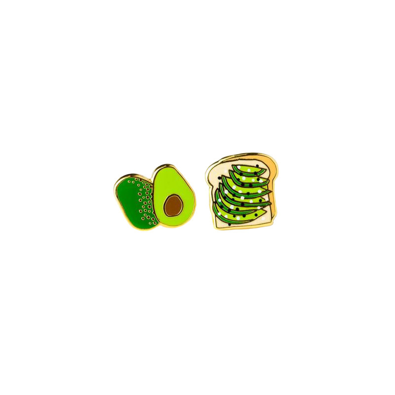 Yellow Owl Workshop Yellow Owl Workshop Stud Earrings - Avocado Toast