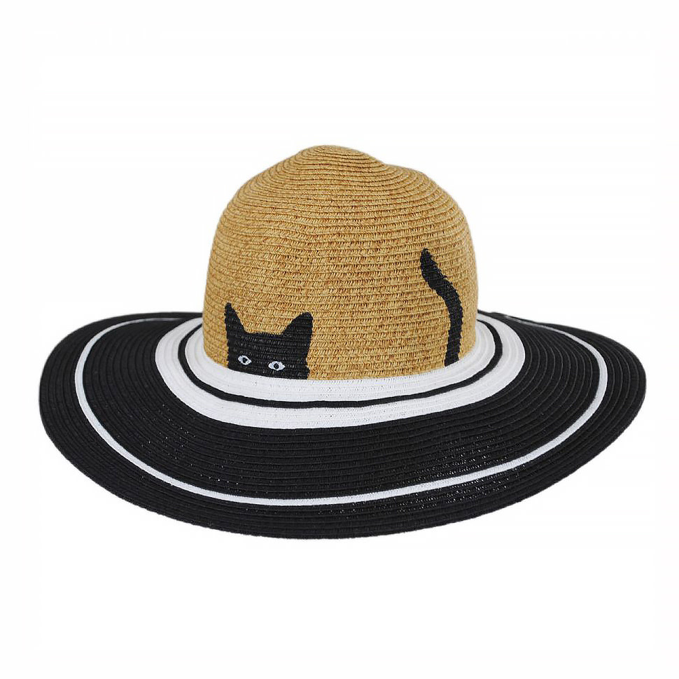 kids white sun hat