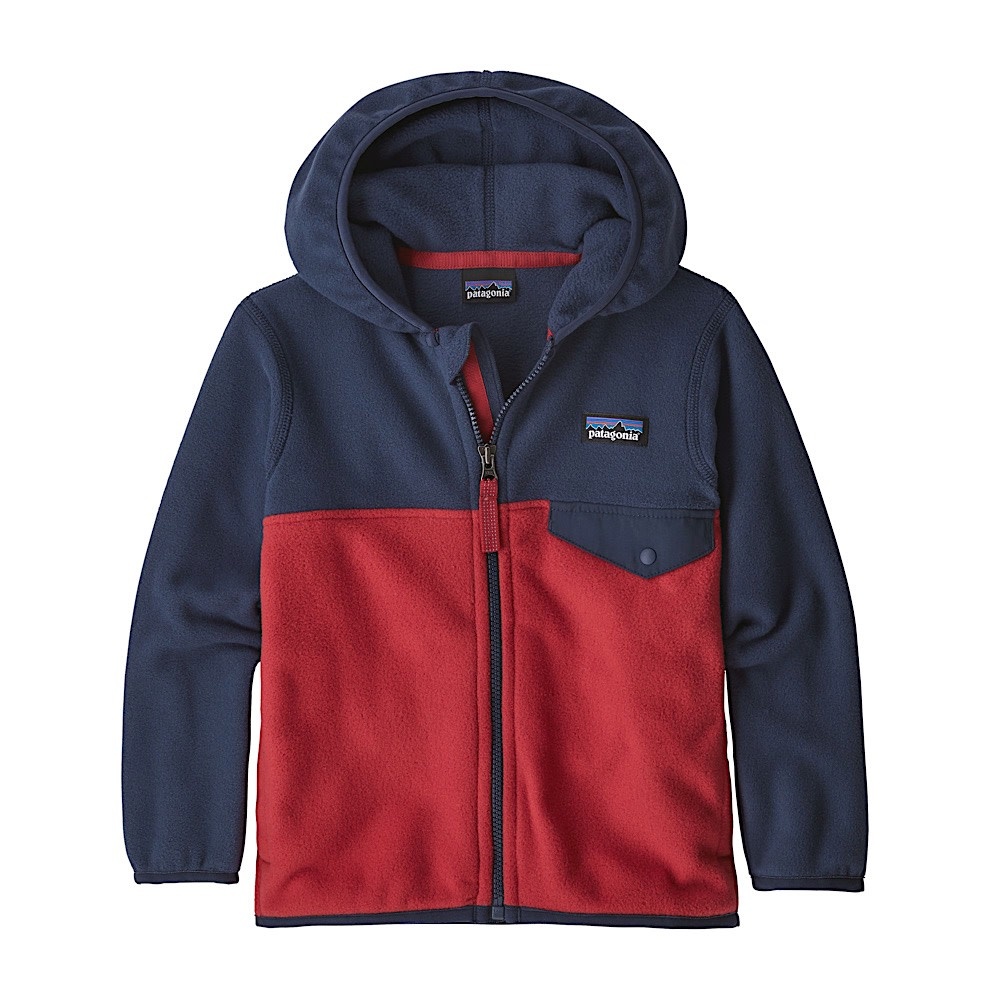 Patagonia Baby Micro D Snap-T Jacket - Fire/Navy