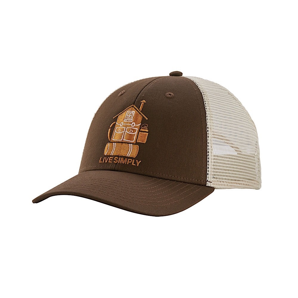 patagonia live simply trucker hat