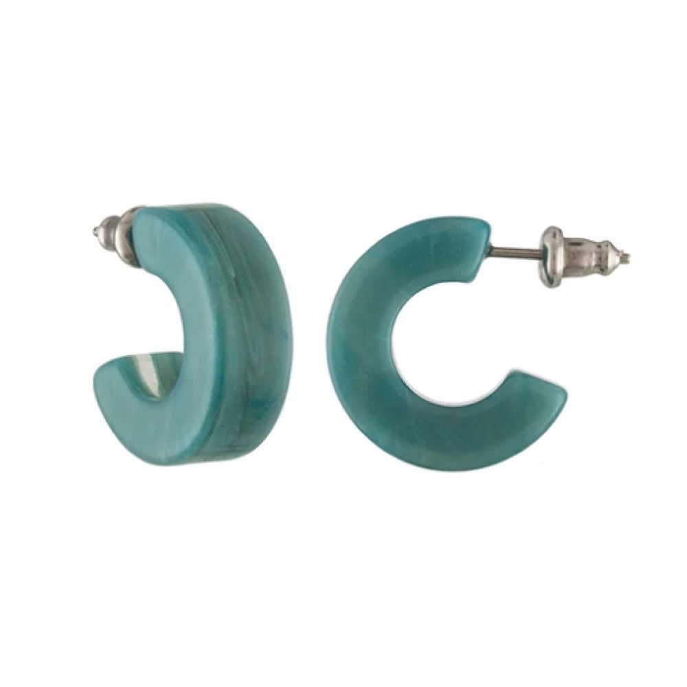 Machete - Muse Hoop Earrings - Jadeite Green