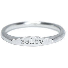 Pura Vida Pura Vida - Salty Vibes Stacking Ring - Silver