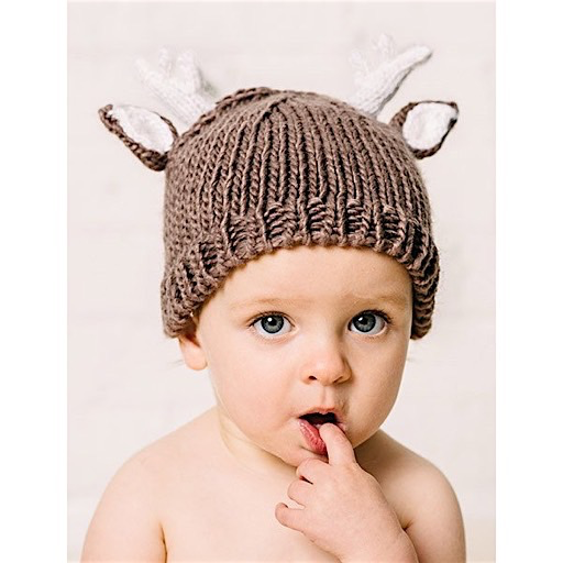 The Blueberry Hill Baby Hat Hartley Deer - Tan