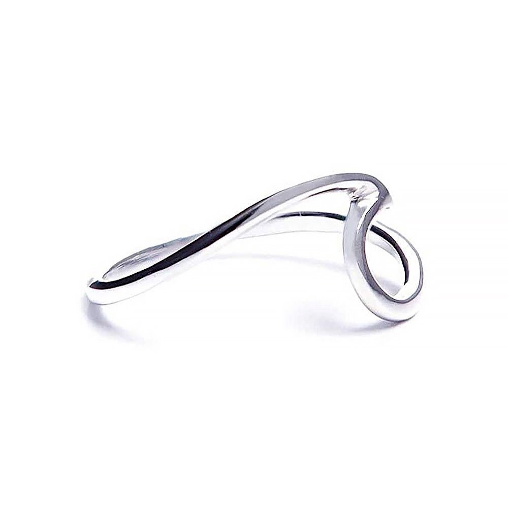 Pura Vida Pura Vida - Wave Ring - Silver