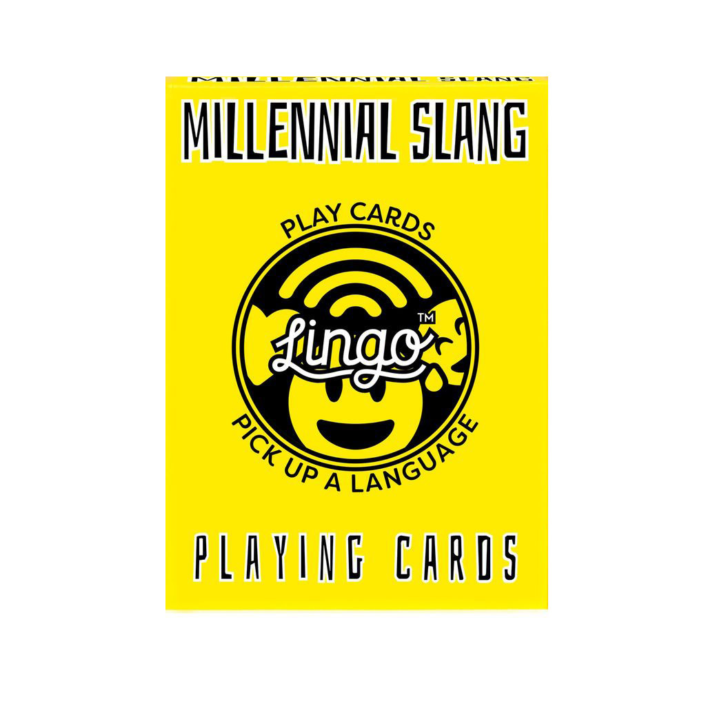 Lingo Playing Cards Lingo Language Cards - Millennial Slang